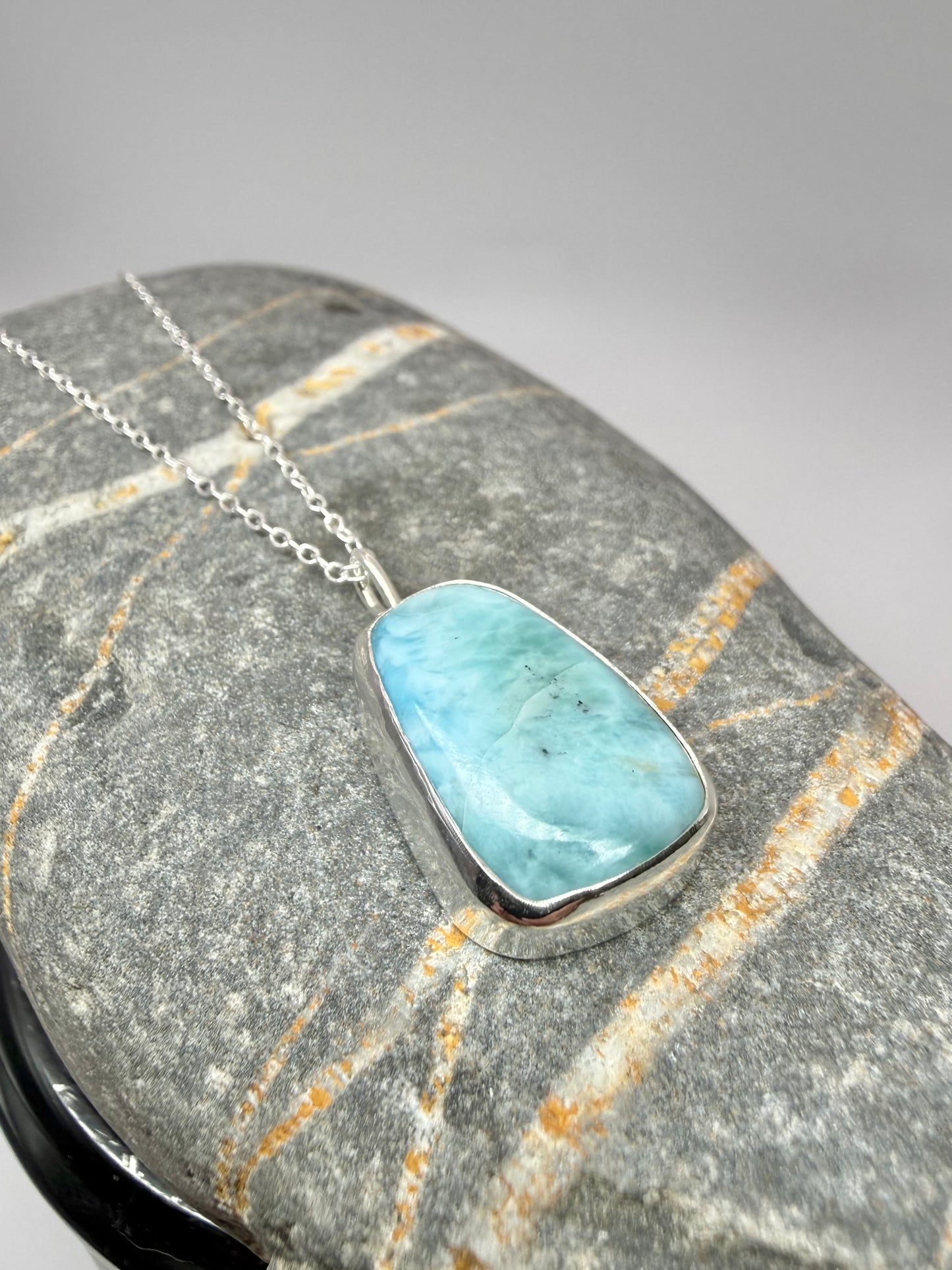 Larimar pendant necklace