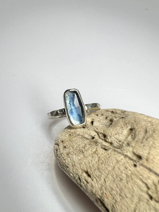 Kyanite ring UK size J1/2