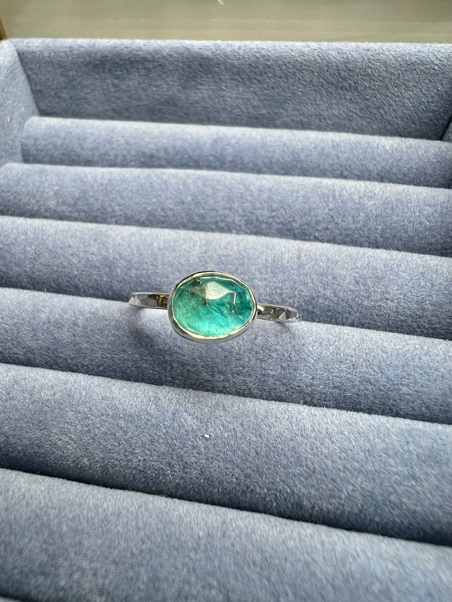 Apatite ring - size UK L