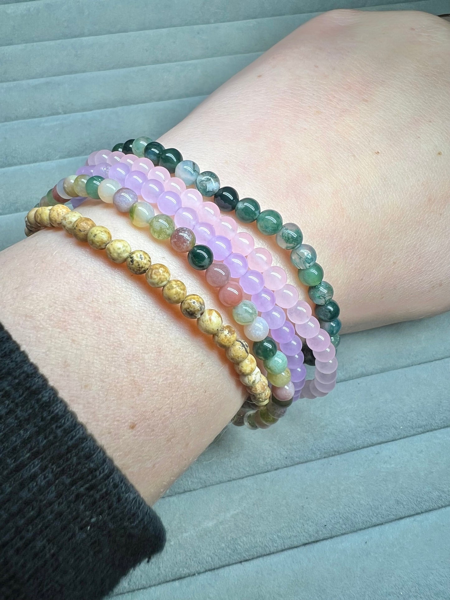 Semi precious gem stone bracelets