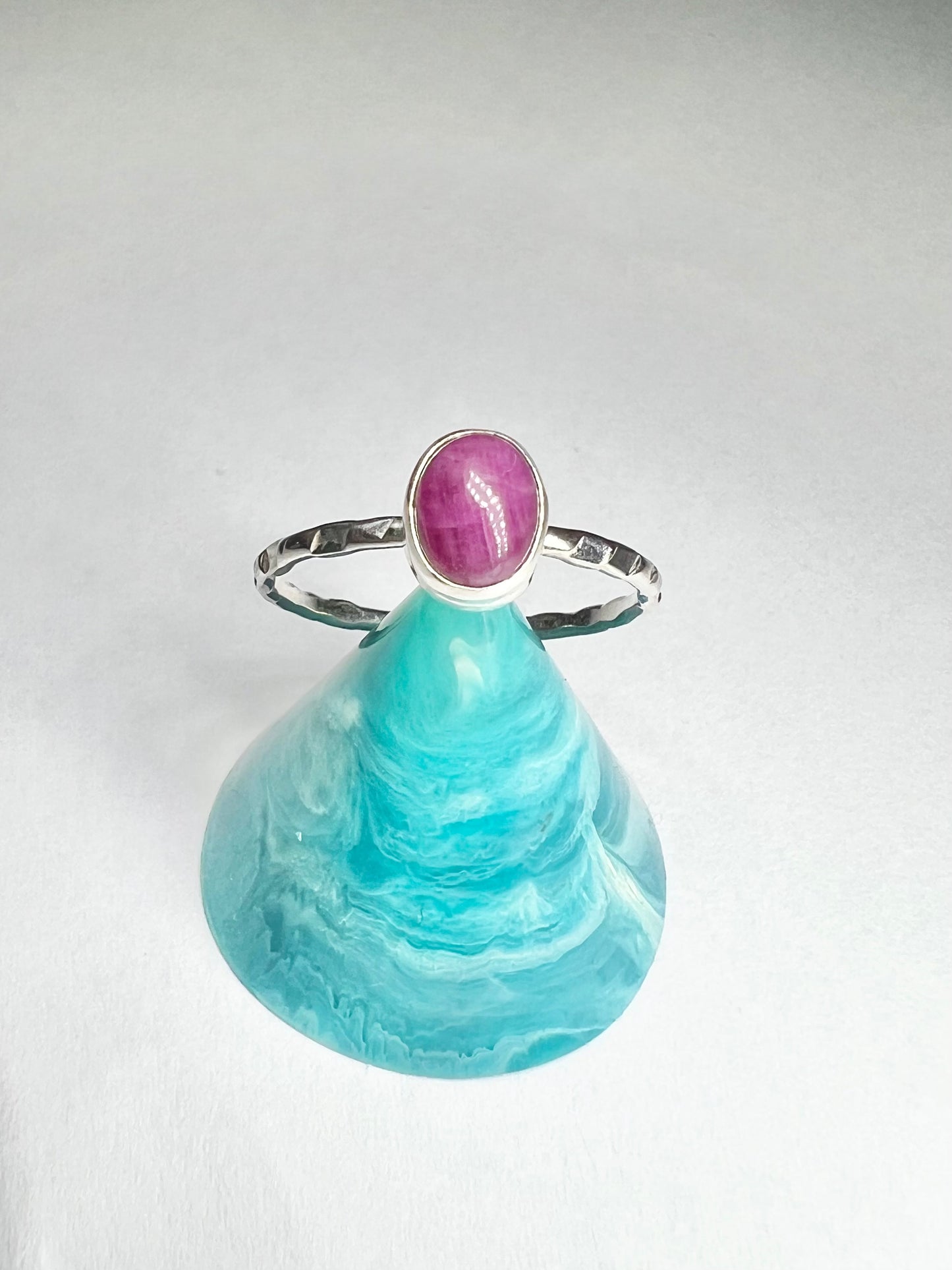 Ruby stacking ring - Size R1/2