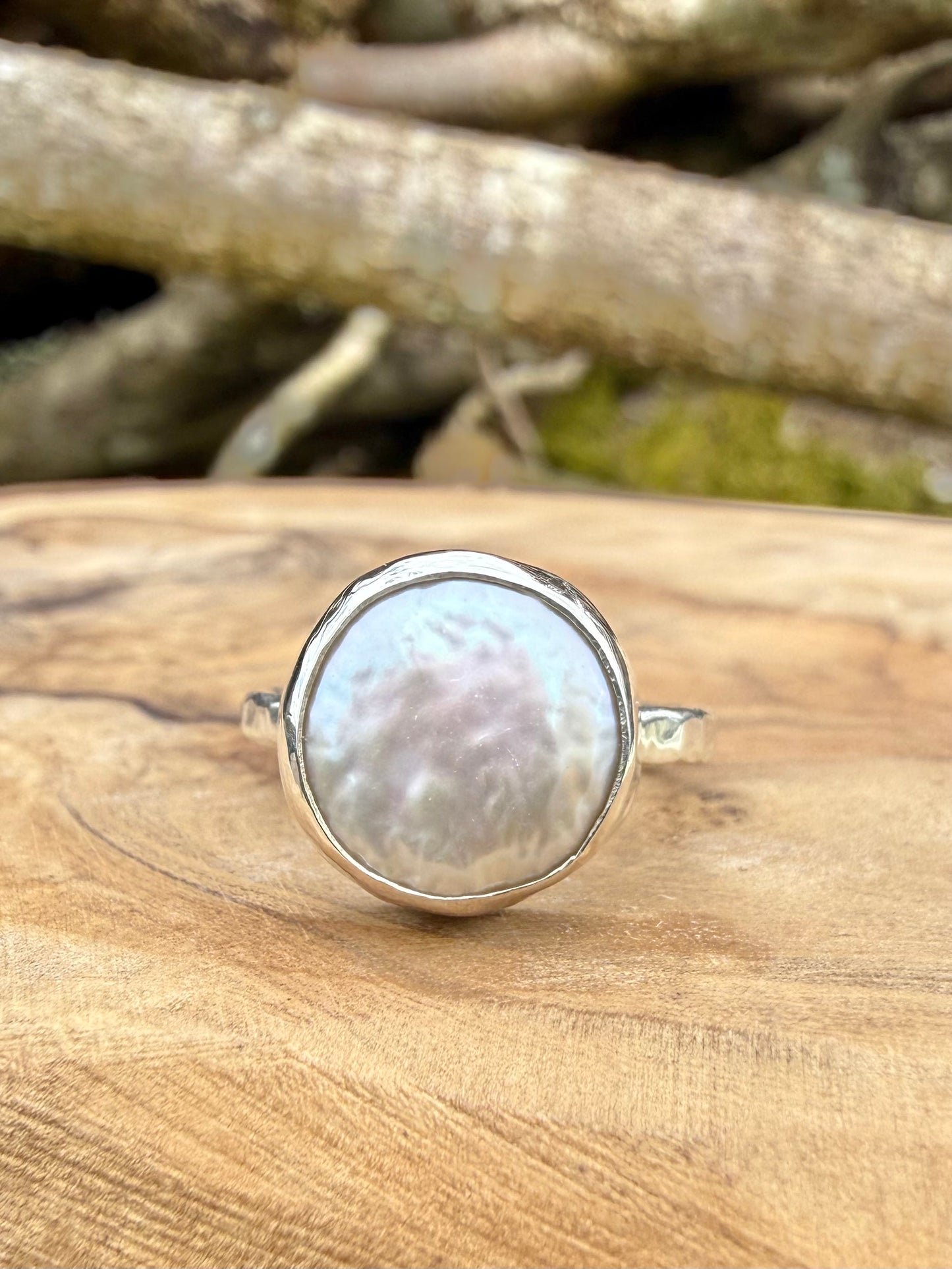 Fresh water pearl ring Size L *SECONDS*