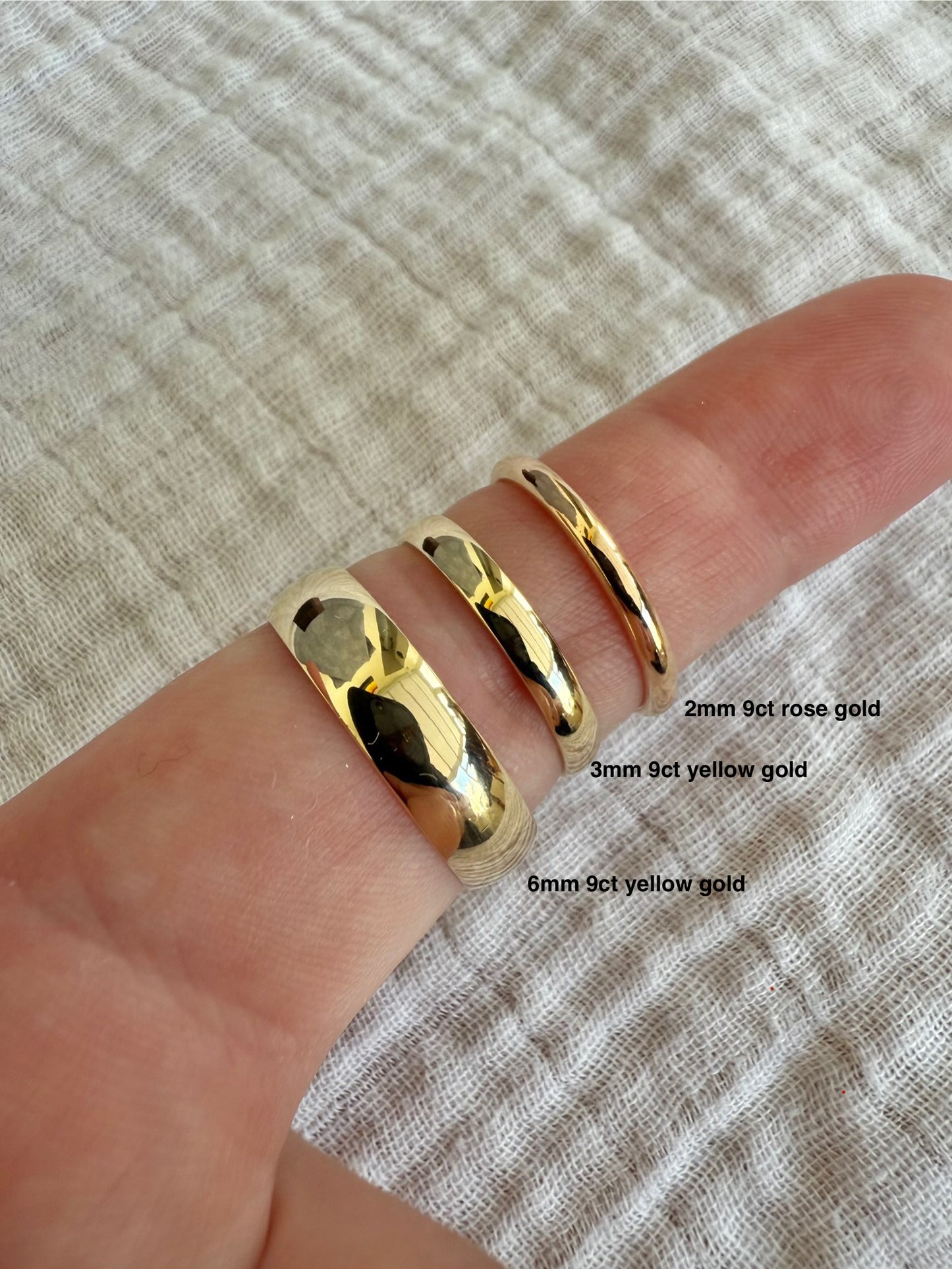 9ct Gold wedding band
