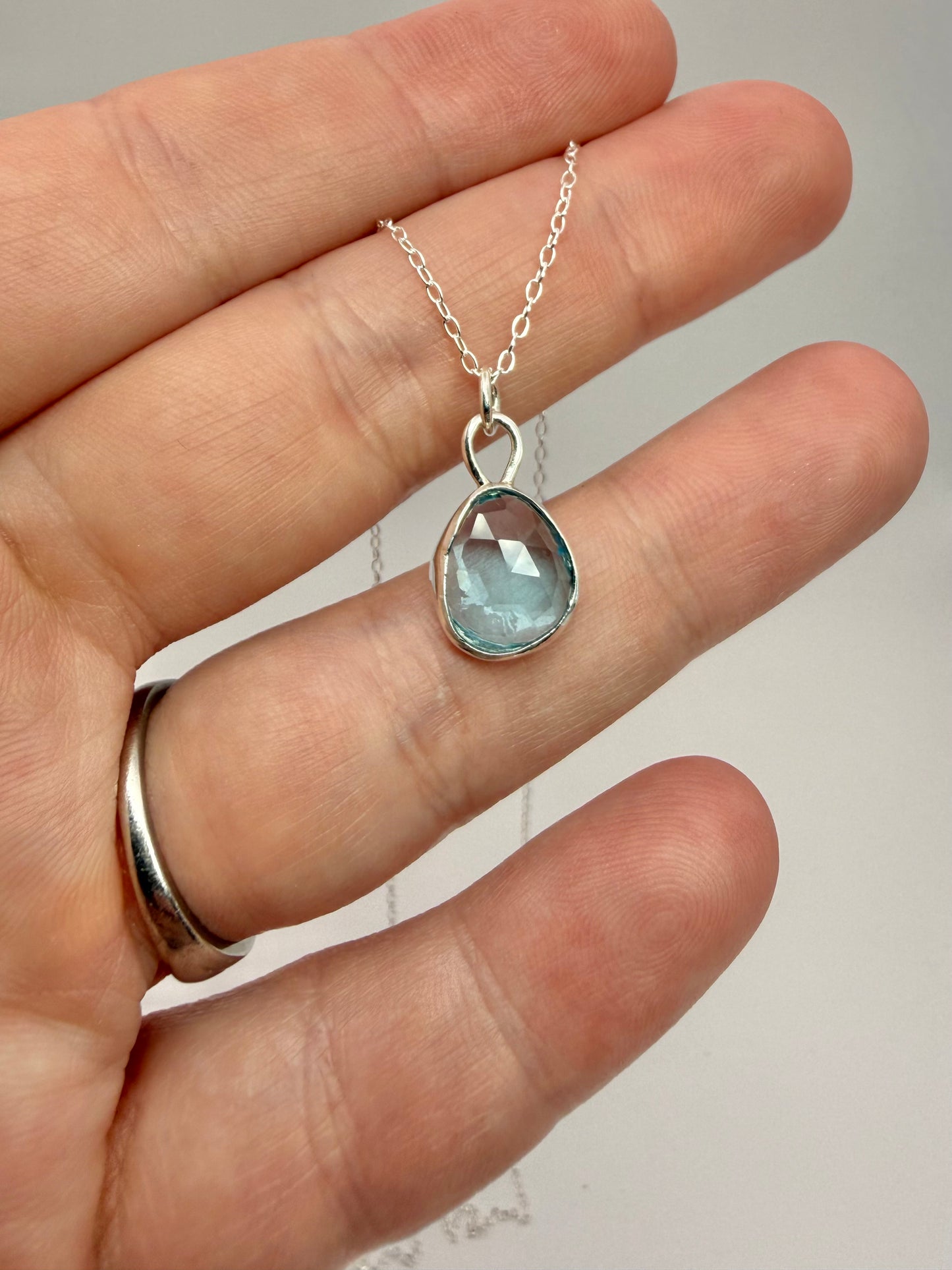 Topaz necklace
