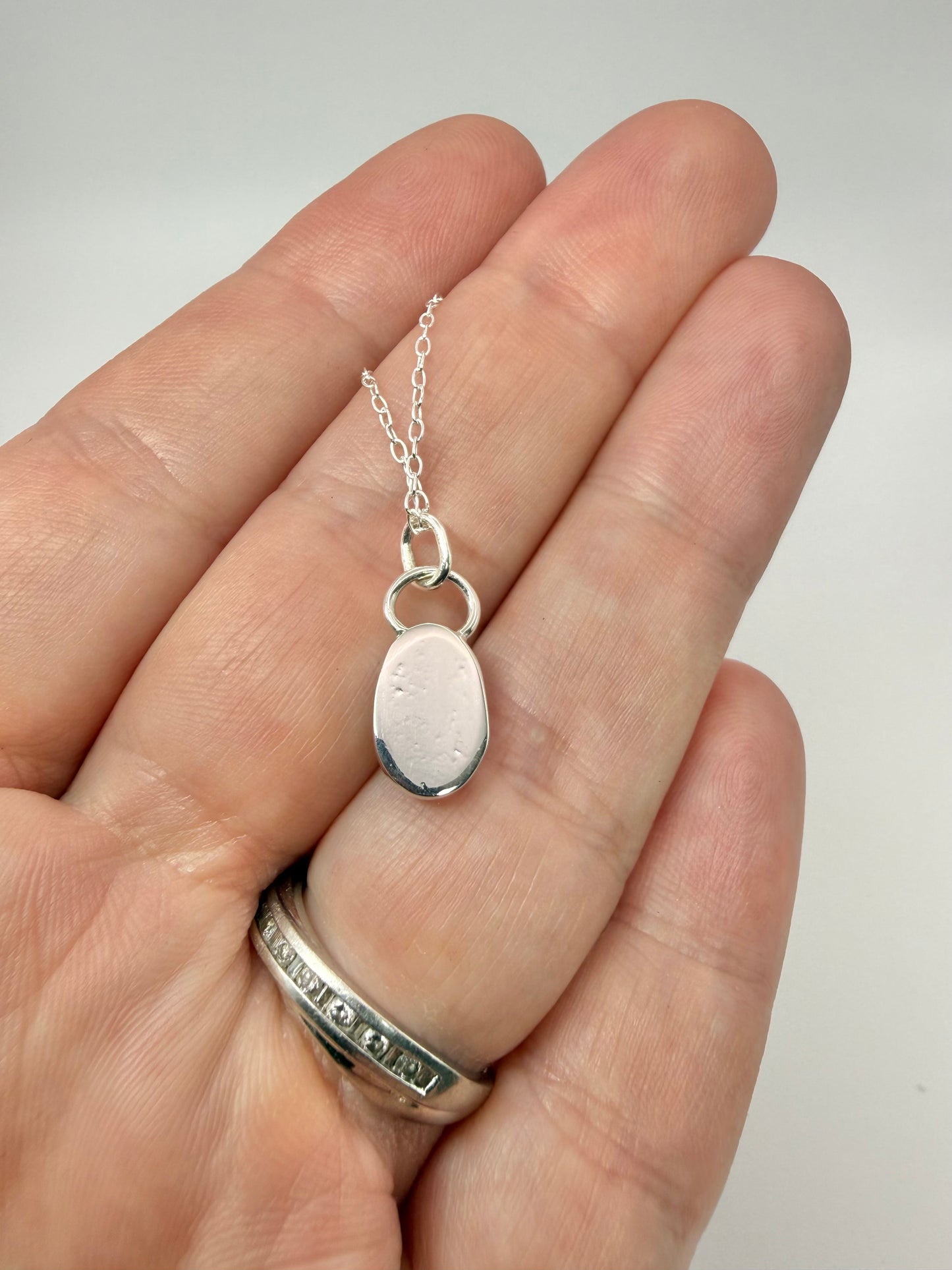 Watermelon tourmaline necklace