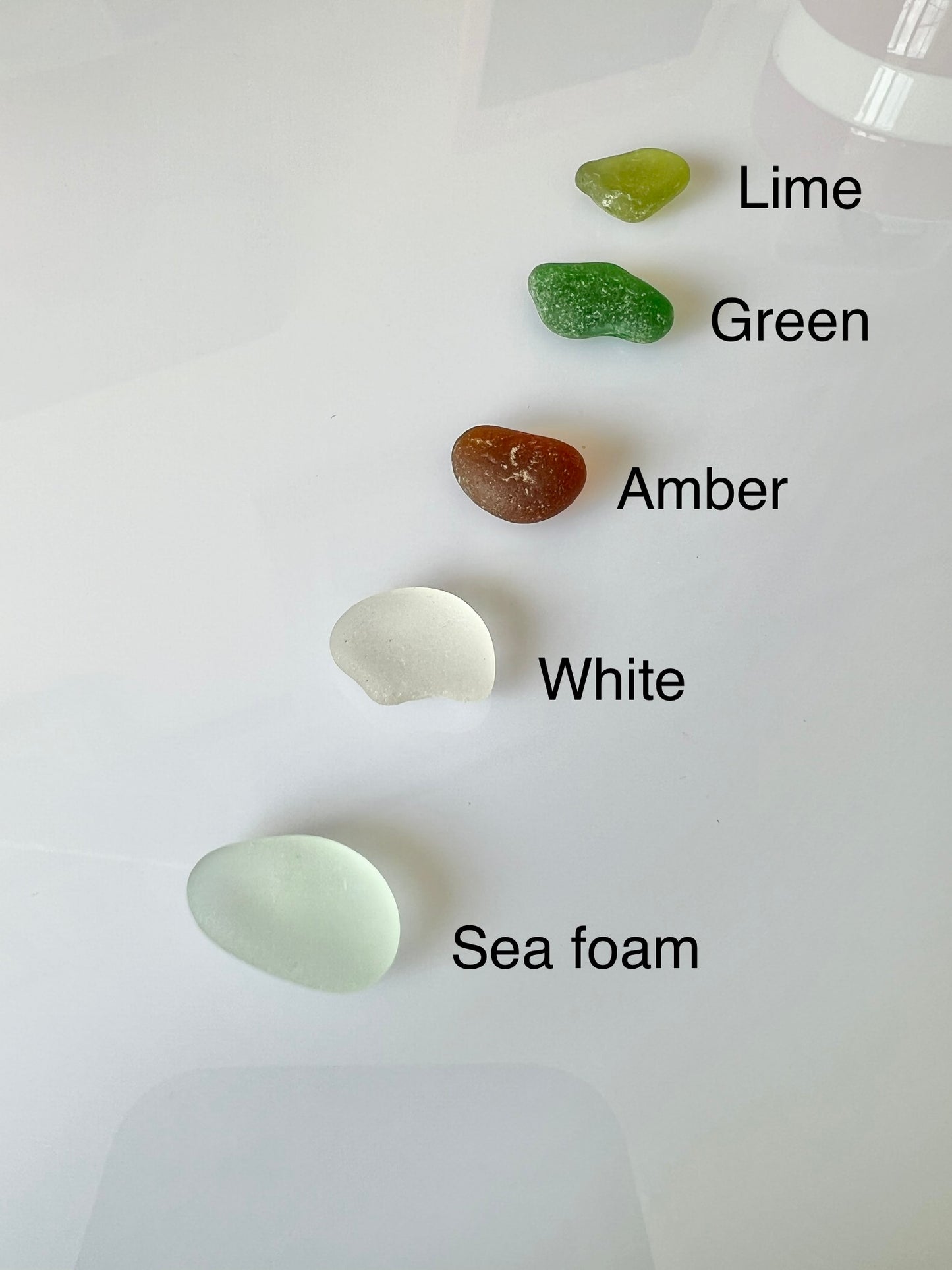 Cornish sea glass ‘duo’ necklace